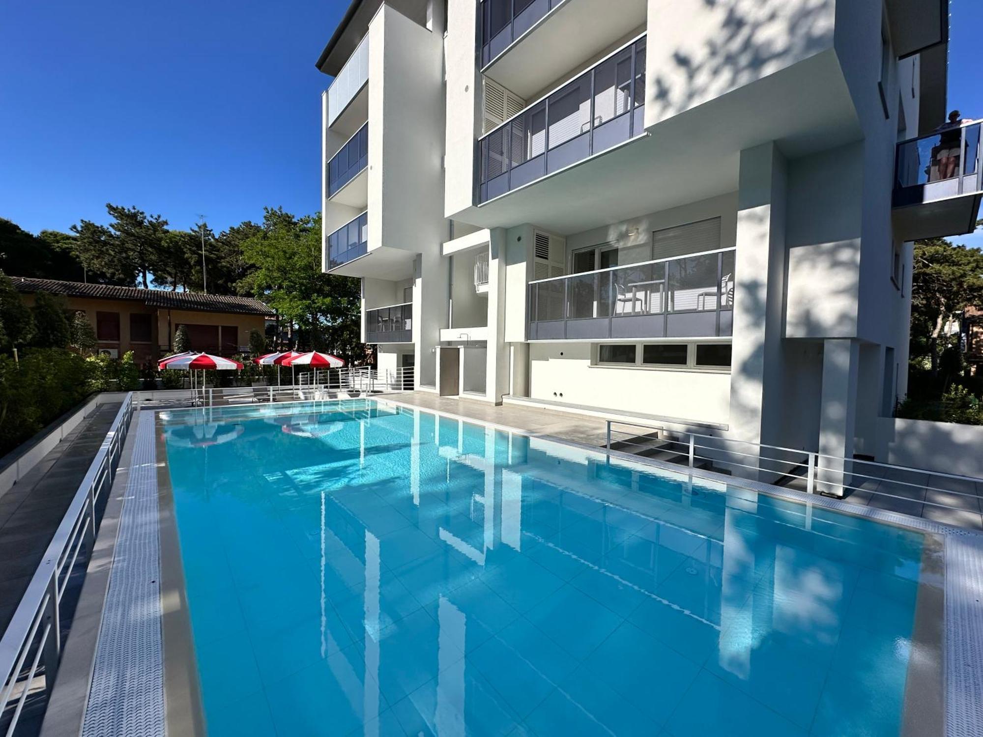 Nuovo Condominio Con Piscina E Garage Bibione Exteriér fotografie