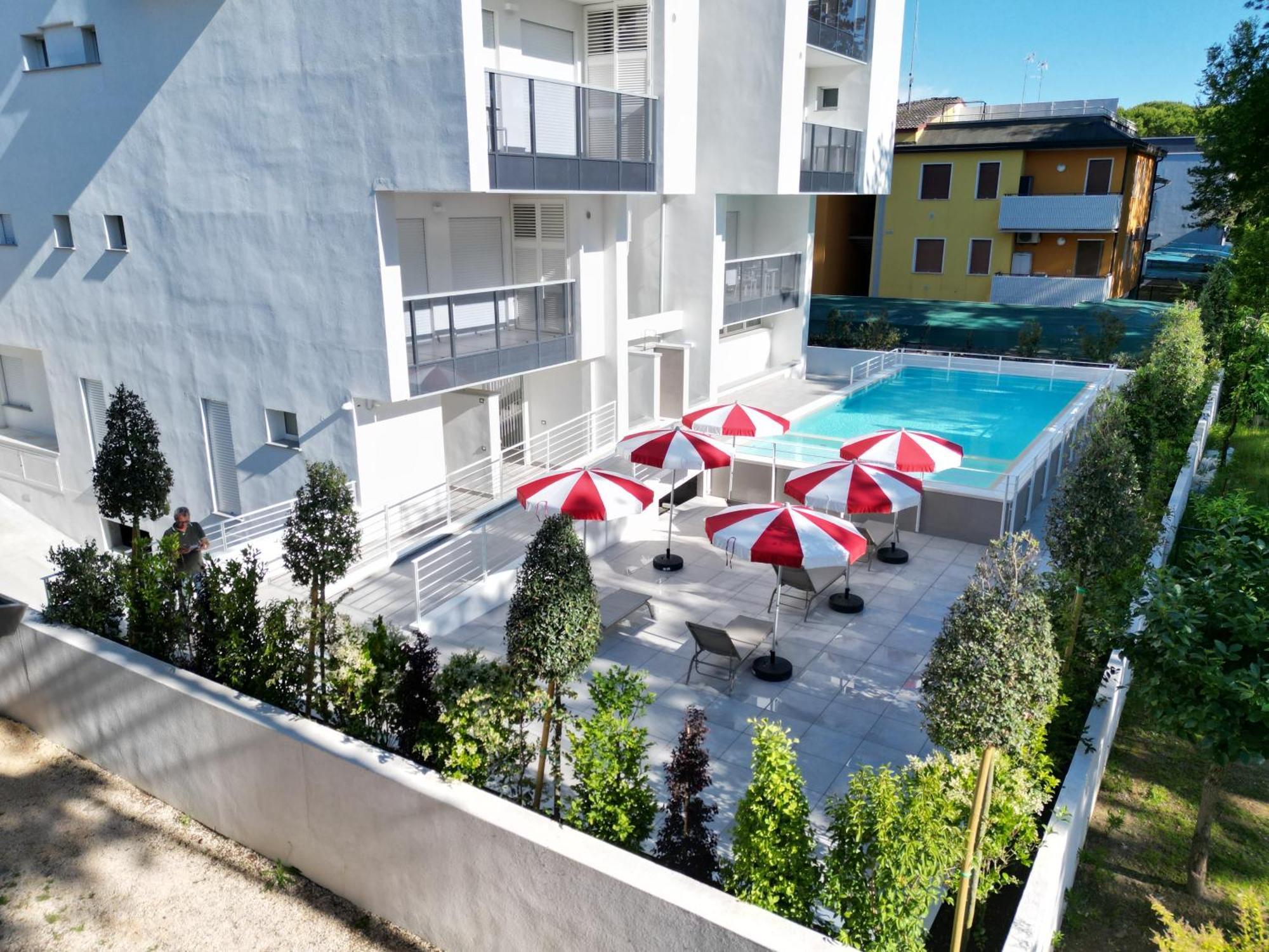 Nuovo Condominio Con Piscina E Garage Bibione Exteriér fotografie